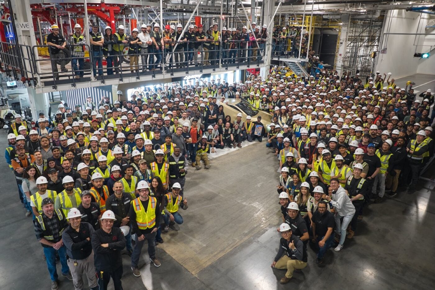 Tesla Cybercab on production line at Giga Texas